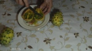 ВЫРАЩИВАНИЕ  КИВАНО (РОГАТАЯ ДЫНЯ) - МОЙ ОПЫТ  ,  ДЕГУСТАЦИЯ,  КИВАНО  КАК ЕСТЬ