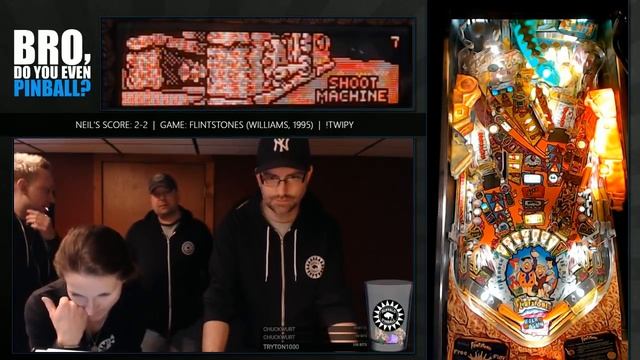 The Flintstones pinball (Williams, 1994) 12/14/17 "Bro, do you even pinball?" смотреть онлайн