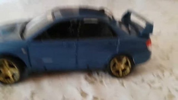 Субара Impreza VRX секирой масштабной модели autotime Collection Tuning Garage масштаб 1 24 тест