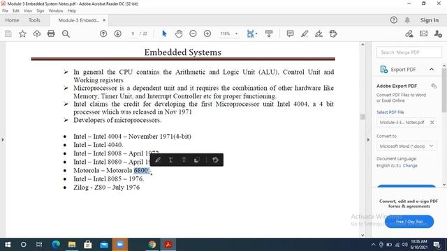 Core of Embedded System Processor смотреть онлайн