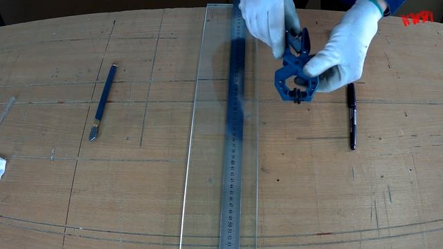 Как правильно резать толстое стекло How to cut a thick glass смотреть онлайн
