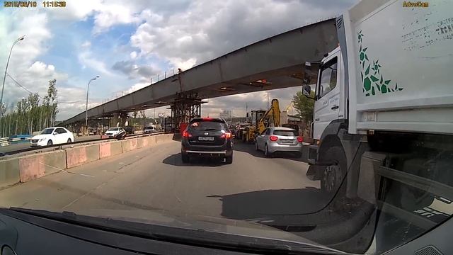 Киевка - развязка с МКАД - Ленинский 2015/06/10 смотреть онлайн