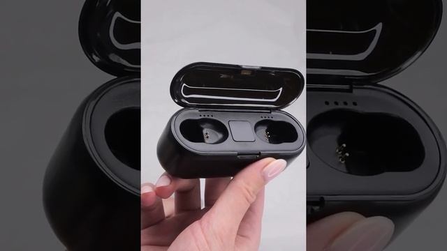 Наушники беспроводные водонепроницаемые сенсорные Bluetooth наушники F9-5.0 TWH черные, с кейсом смотреть онлайн
