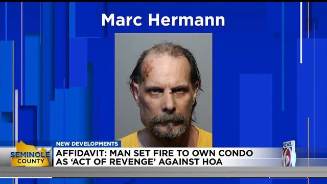 Man sets fire to his own condo as 'act of revenge' against Longwood HOA, documents show смотреть онлайн