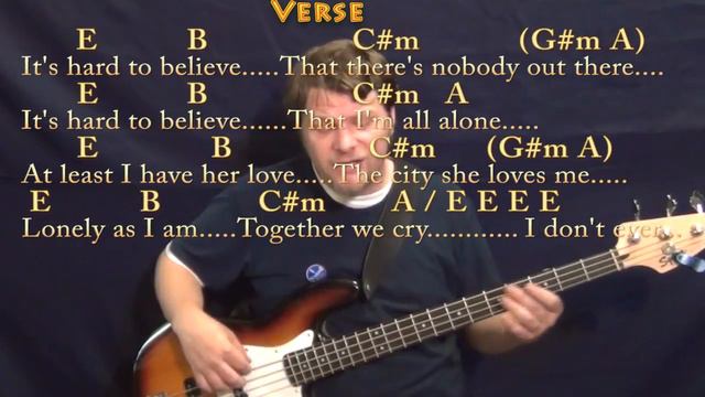 Under the Bridge (RHCP) Bass Guitar Cover Lesson with Chords/Lyrics смотреть онлайн