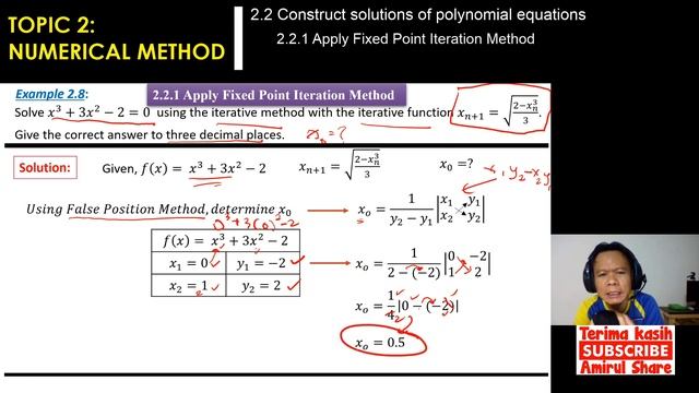 [2.2.1d]#Mathematics-3- Example 2 "Fixed Point Iteration Method" смотреть онлайн