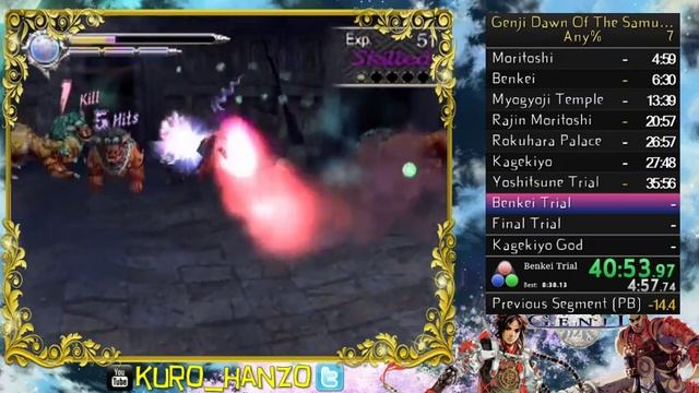 Genji:Dawn Of The Samurai Speedrun Kuro Hanzo 1:21:26 (RTA) смотреть онлайн