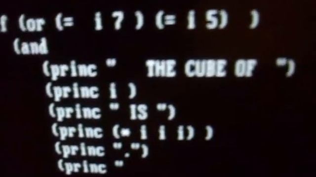 Common Lisp Program with loop and if statement смотреть онлайн