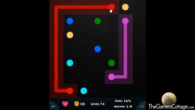 Flow Game Level - 74 [7x7] Beginners Pack Connect the Dots смотреть онлайн