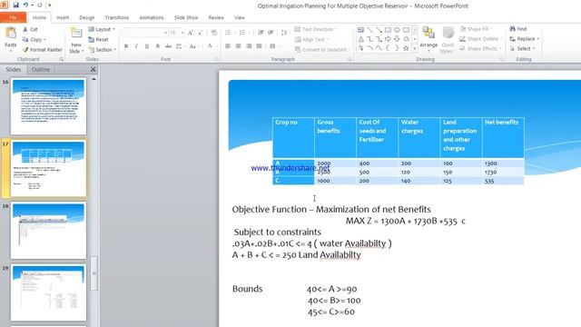 LINEAR PROGRAMMING IN LINGO / IRRIGATION PLANNING / OPTIMIZATION PROBLEM/maximization or mini prob смотреть онлайн