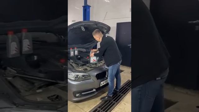 Заливаем в двигатель BMW M47 моторное масло Tamashi 5W-30 ACEA C3