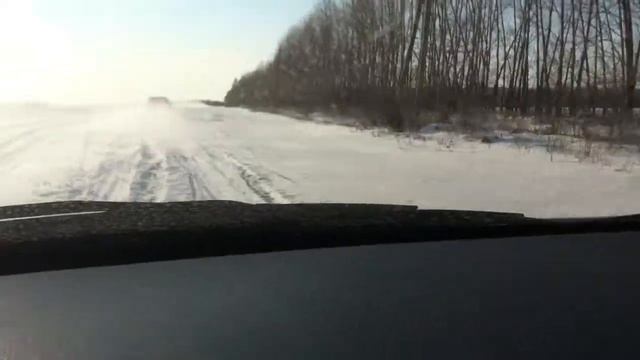 Snow Drifting part 2 Subaru Tribeca смотреть онлайн