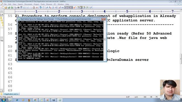 101 Create user defined domain in Weblogic Server & Perform Admin Console Deployment web applicatio смотреть онлайн