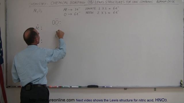 Chemistry - Chemical Bonding (18 of 35) Lewis Structures for Ionic Comp - Aluminum Oxide - Al2O3 смотреть онлайн