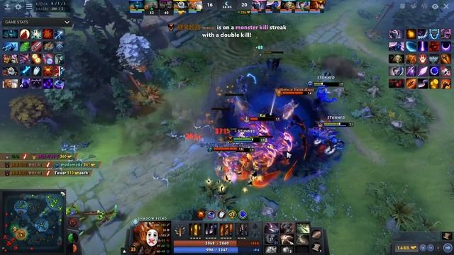 1.3k GPM Shadow Fiend [Moon Glaives + Greevil's Greed] Dota 2 Ability draft смотреть онлайн