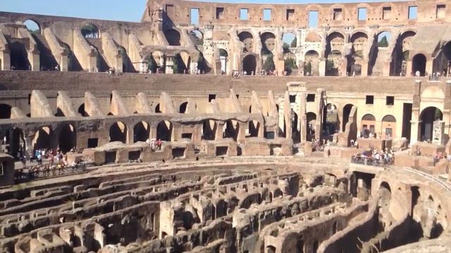 The Roman Colosseum Or The Coliseum - The Flavian Amphitheater (Amphitheatre) Roma - Italy смотреть онлайн