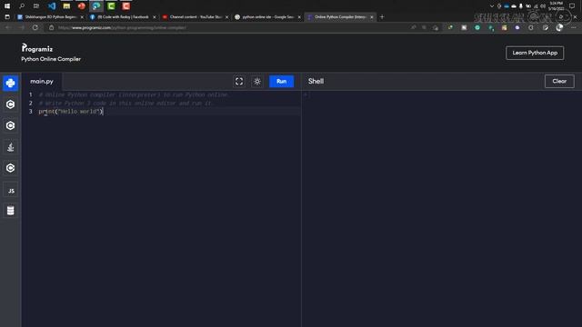 Best Online IDE for Python || Programiz Online IDE || Shikkhangon BD Python Series смотреть онлайн