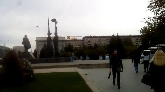 Новосибирск, памятник Ленину смотреть онлайн