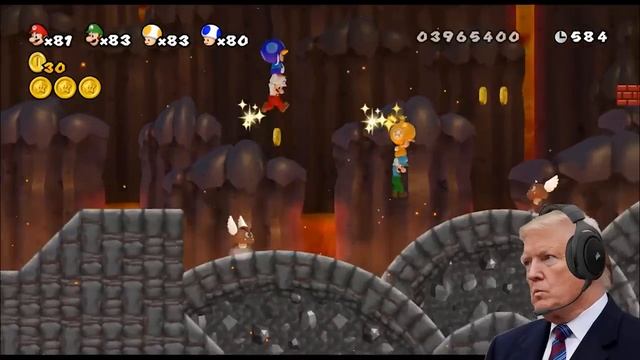 US Presidents Play Mario Bros - Wii 8 смотреть онлайн