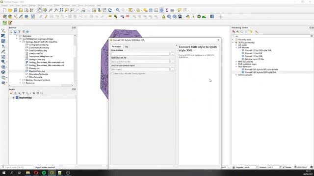 How to import a Esri style (.style) into QGIS with Slyr - Tutorial смотреть онлайн