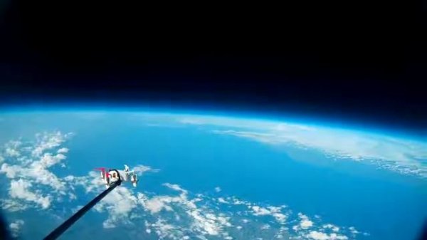 Запуск квадрокоптера в космос