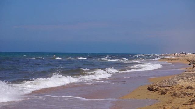 АНАПА - Витязевская коса - дикие песчаные пляжи. Отдых на косе в Витязево. смотреть онлайн