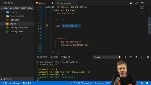 #3 Schemas & Resolvers | Build a Complete App with GraphQL, Node.js, MongoDB and React.js смотреть онлайн