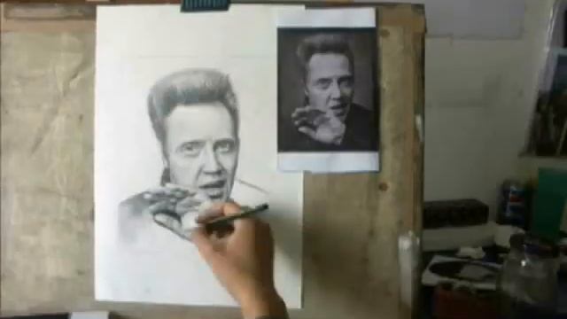 Christopher Walken Pencil Sketch смотреть онлайн