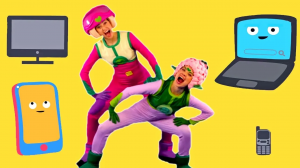 Веселая песенка про телефон, планшет и ноутбук - Песенки Фортуны - Танцуем и поем