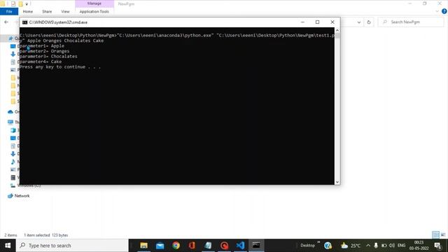 How to pass Parameter from BATCH (.BAT) file to Python program смотреть онлайн