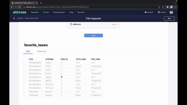 Alter Schema on Dolthub смотреть онлайн