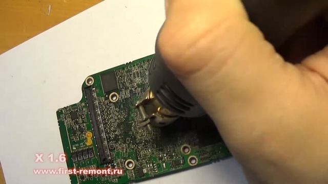 Замена GPU на видеокарте ноутбука - Www.first-remont.ru