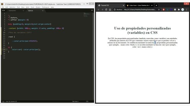 ? Variables en CSS | Como usarlas en tu proyecto!! смотреть онлайн