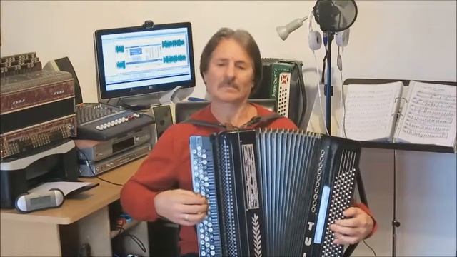В ЛЕСУ ПРИФРОНТОВОМ.... ИГРА НА БАЯНЕ смотреть онлайн