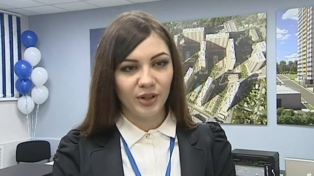 Застройщик Ростов-на-Дону Комстрой. Открытие офиса продаж на Магнитогорской, 1/1 (сюжет Дон-ТР) смотреть онлайн
