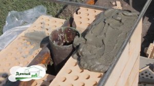 Кладка кирпичных столбов под расшивку.mpg