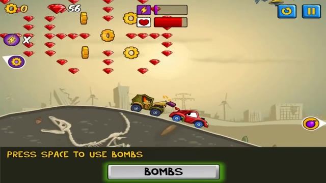 Мультик игра для детей МАШИНА ест МАШИНУ - прохождение игры Car eats car 2: Deluxe смотреть онлайн