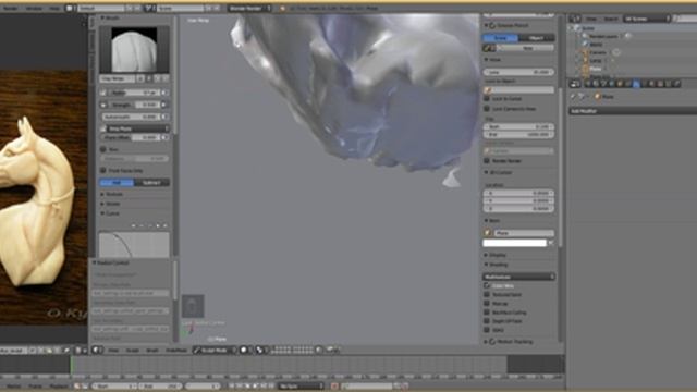 020 Создание барельефа в Blender (1 часть) смотреть онлайн