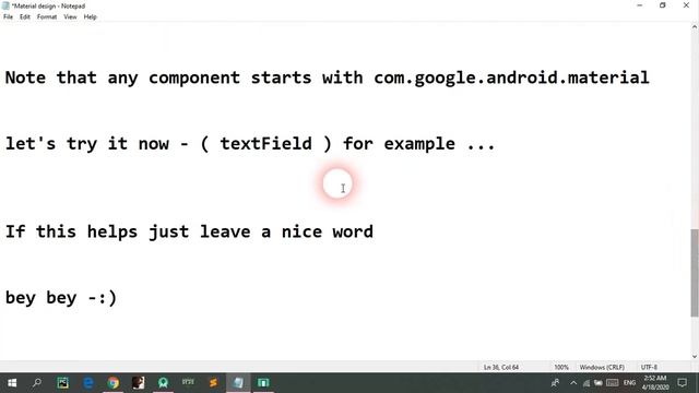 Setup Material design library in your android project tutorial 2020 смотреть онлайн