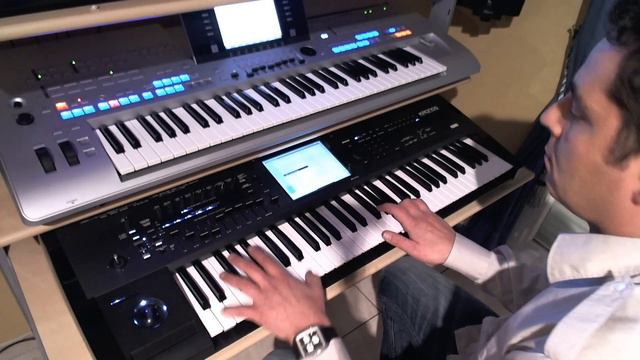 KORG KRONOS - YAMAHA TYROS 4 - Merry Christmas Mr. Lawrence Furyo- Ryuichi Sakamoto смотреть онлайн