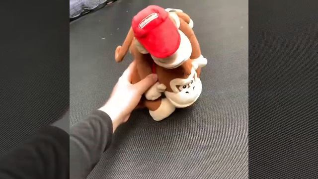 The donkey Kong family jumps on the trampoline смотреть онлайн