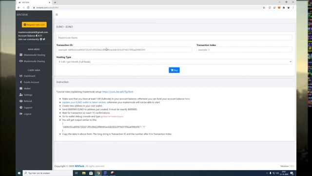 How to setup your EUNO-pay masternode смотреть онлайн