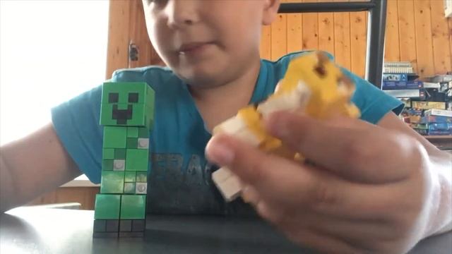 Lego Крипер и оцелот из Minecraft + поздравления с 1 сентября смотреть онлайн