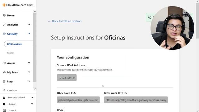 Registrar Ubicaciones Físicas para Filtros Firewall DNS (Casas, Oficinas, etc) CloudFlare Zero Trus смотреть онлайн