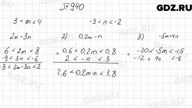 № 940 - Алгебра 9 класс Мерзляк смотреть онлайн
