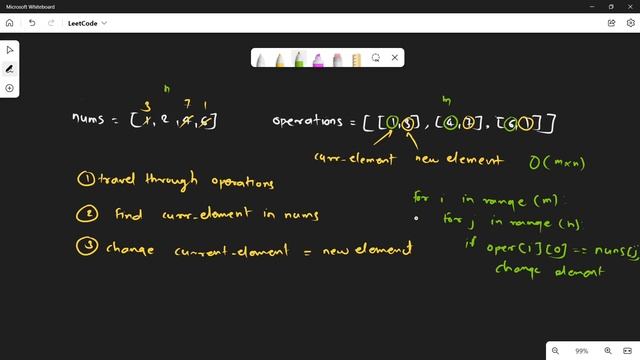 Replace Element In an Array | LeetCode 2295 | Contest | HashMap | Array | LeetCode Medium Level | смотреть онлайн