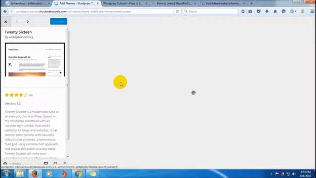How to Install Wordpress Theme in WP Blog_Wordpress For Beginners 5 смотреть онлайн