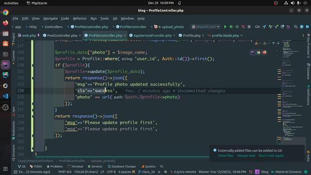 Laravel 9 Blog Project | Part -17 | Profile Photo Upload Using axios | Web Learn BD смотреть онлайн