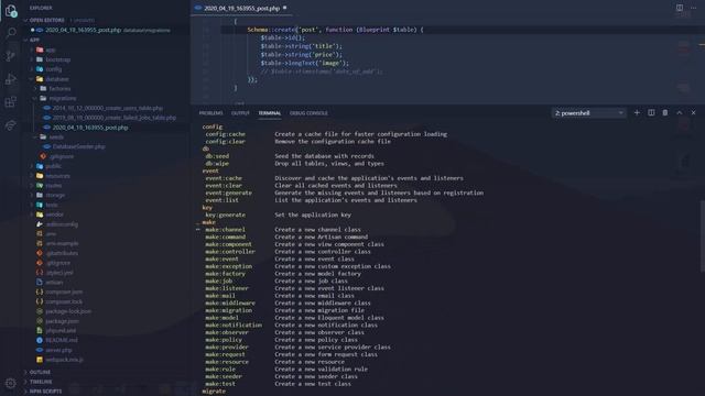 Laravel 7 Tutorial for Beginners 15 Migrating Part 2 |Kurdish| смотреть онлайн