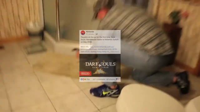 The day that Dark Souls Remastered lands on the Switch................. смотреть онлайн